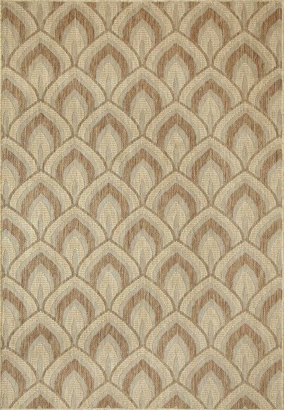 Dynamic Rugs VILLA 1638-800 Light Neutral and  Dark Neutral